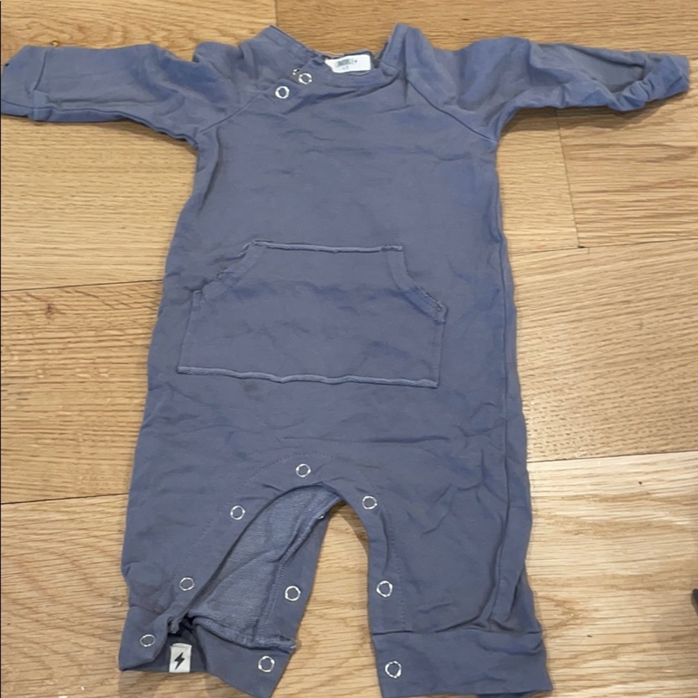 Grey jumpsuit 6-12 grey chaboukie